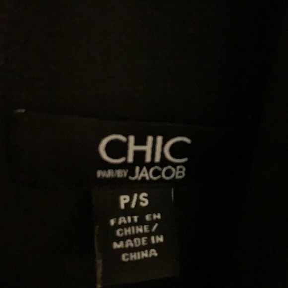 Jacob - Sheer Black Neck Tie Blouse - Size Small - Picture 4 of 6